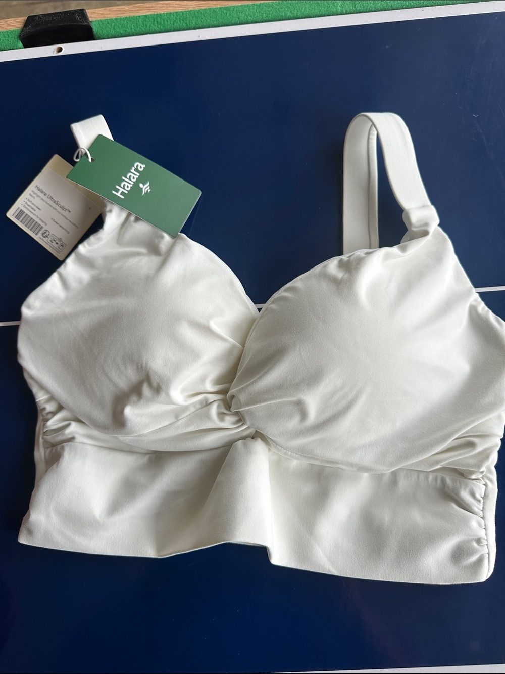 HALARA Ivory Longline Padded Bra